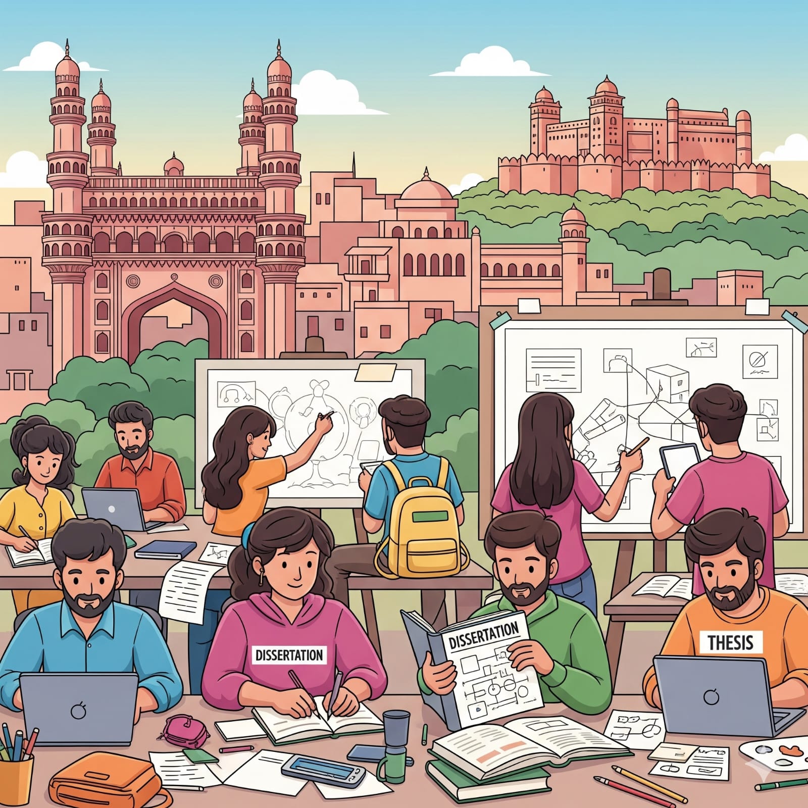 Best assignment writing service near me in Hyderabad from Swift Assignment Help. with students working on assignments, dissertations, thesis, research, and drawings by Swift Assignment Help.